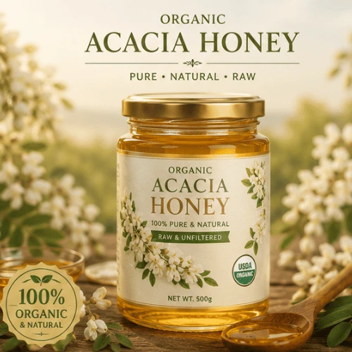 Organic Acacia Honey 250g